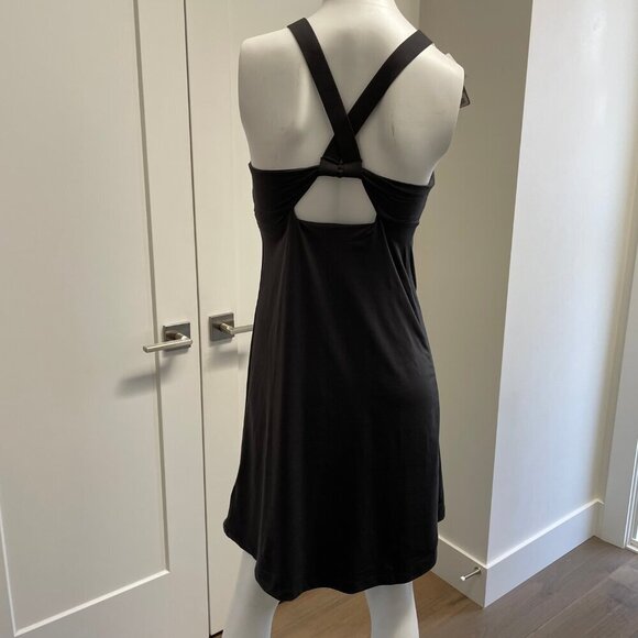 Patagonia Magnolia Spring Recycled Polyester Dress Style #58366 Ink Black Sz S - Picture 5 of 13